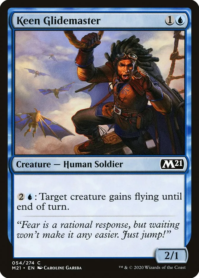2020 Core Set 2021 Keen Glidemaster common #54 common card image