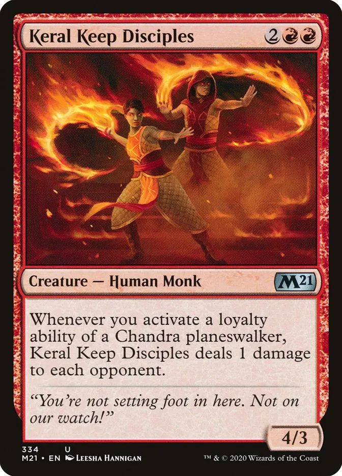 2020 Core Set 2021 Keral Keep Disciples uncommon #334 uncommon card image