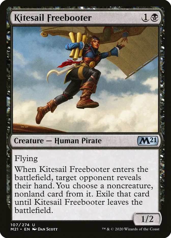 2020 Core Set 2021 Kitesail Freebooter uncommon #107 uncommon card image