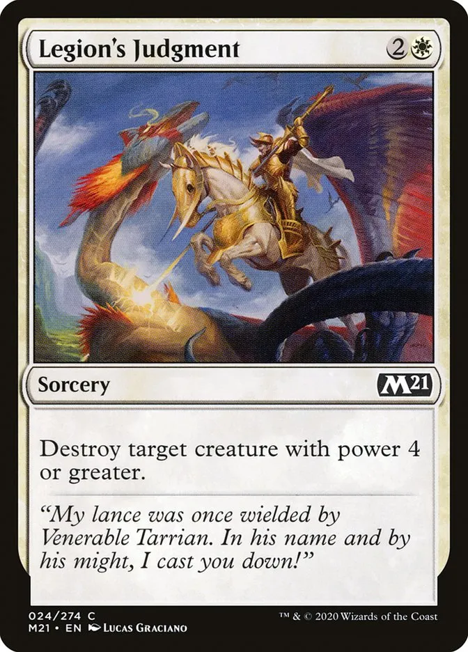 2020 Core Set 2021 Legion's Judgment common #24 common card image