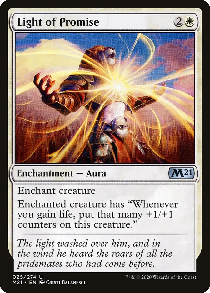 2020 Core Set 2021 Light of Promise #25 uncommon card image