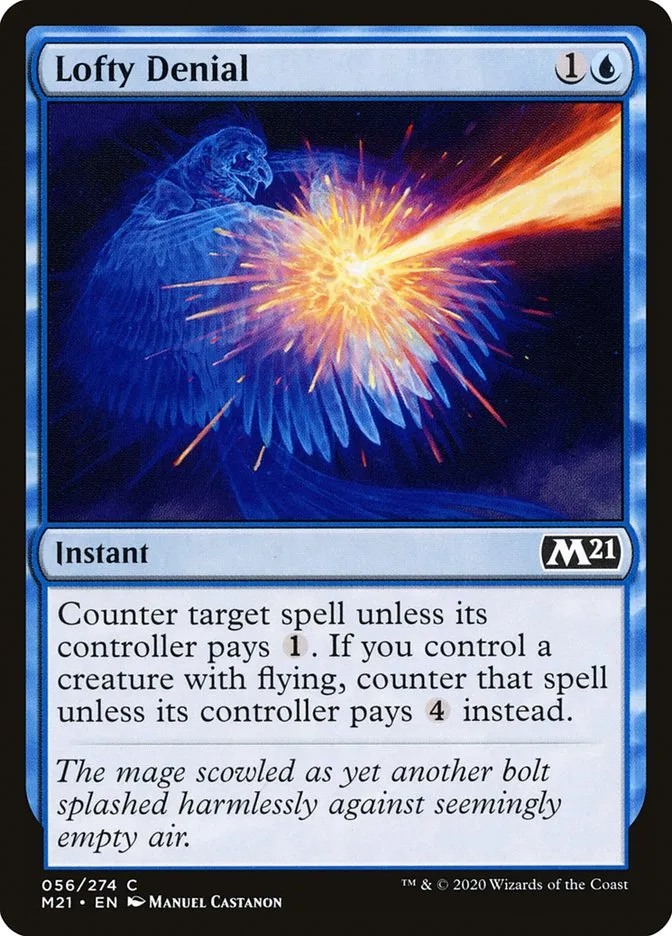 2020 Core Set 2021 Lofty Denial common #56 common card image