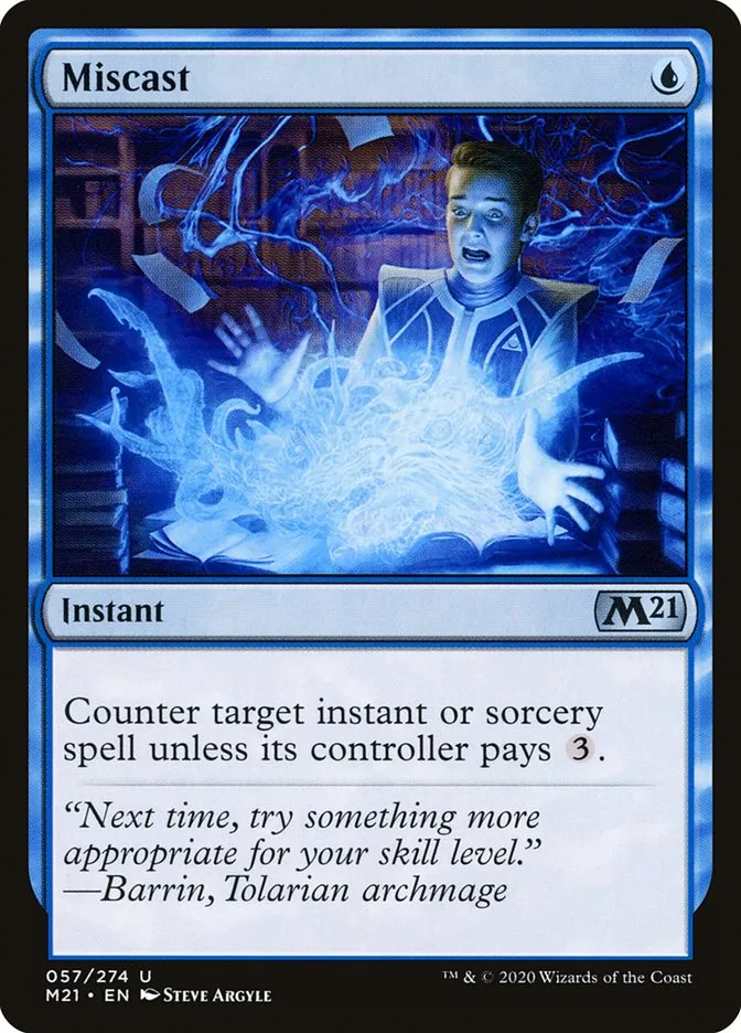 2020 Core Set 2021 Miscast uncommon #57 uncommon card image