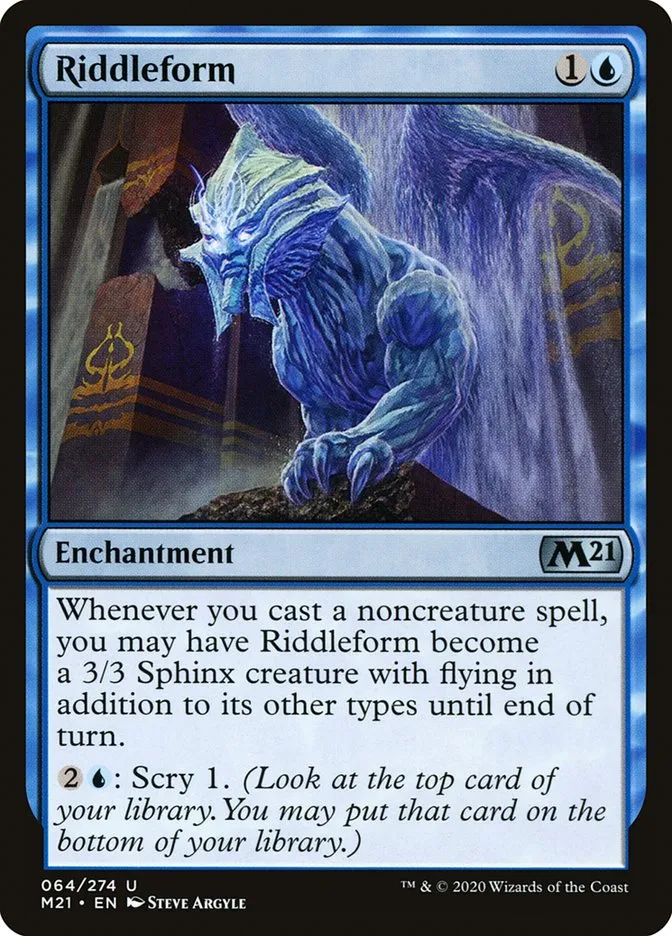 2020 Core Set 2021 Riddleform uncommon #64 uncommon card image
