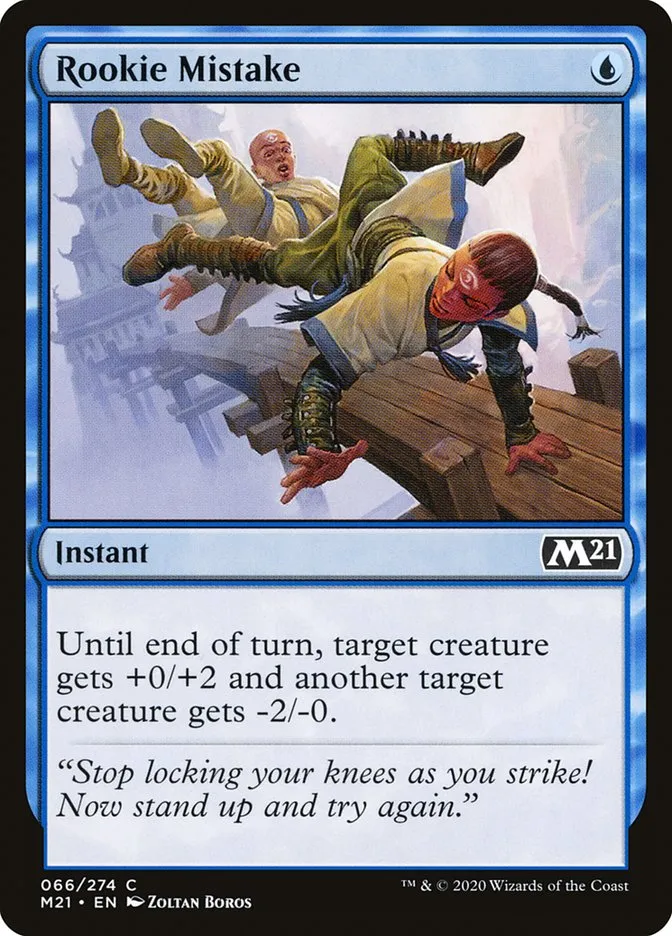 2020 Core Set 2021 Rookie Mistake #66 common card image