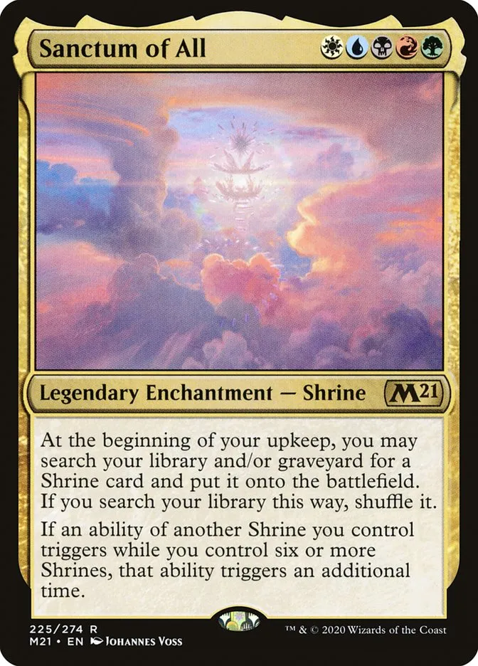 2020 Core Set 2021 Sanctum of All rare #225 rare card image