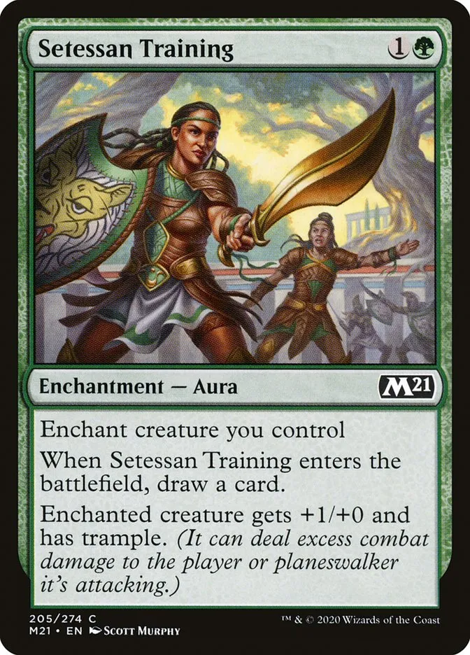 2020 Core Set 2021 Setessan Training common #205 common card image