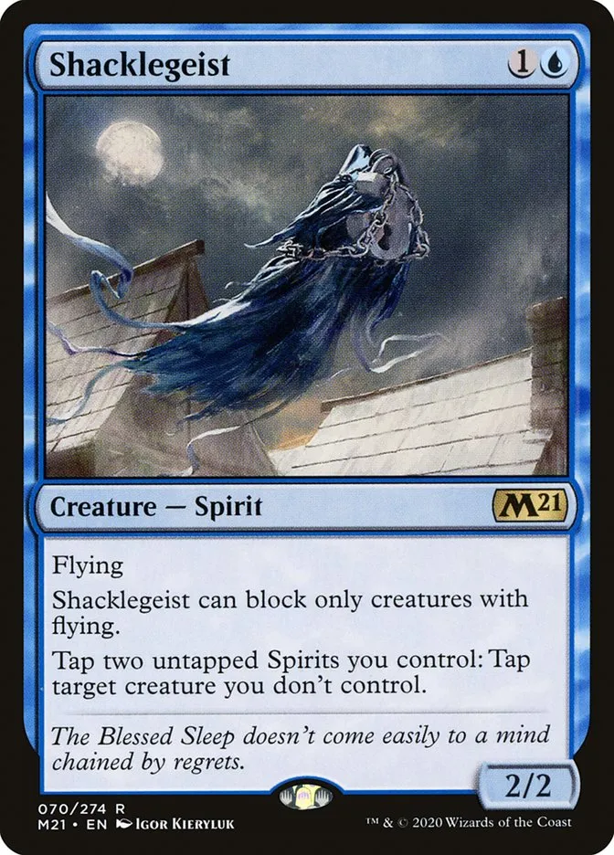 2020 Core Set 2021 Shacklegeist rare #70 rare card image