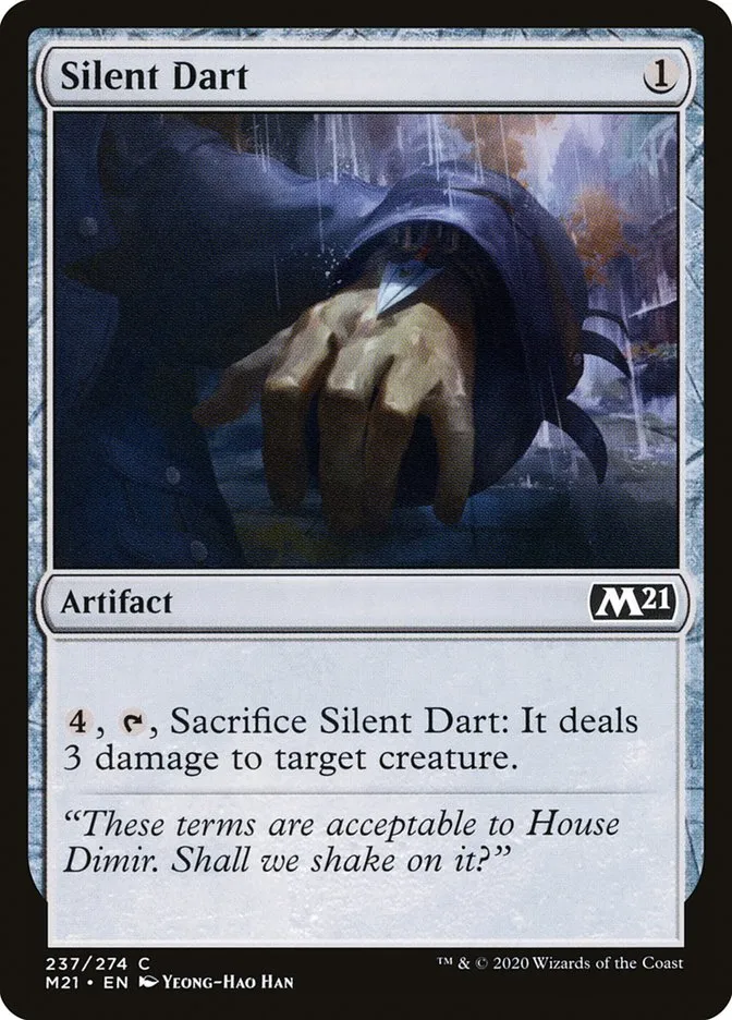 2020 Core Set 2021 Silent Dart common #237 common card image