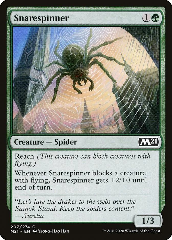 2020 Core Set 2021 Snarespinner common #207 common card image