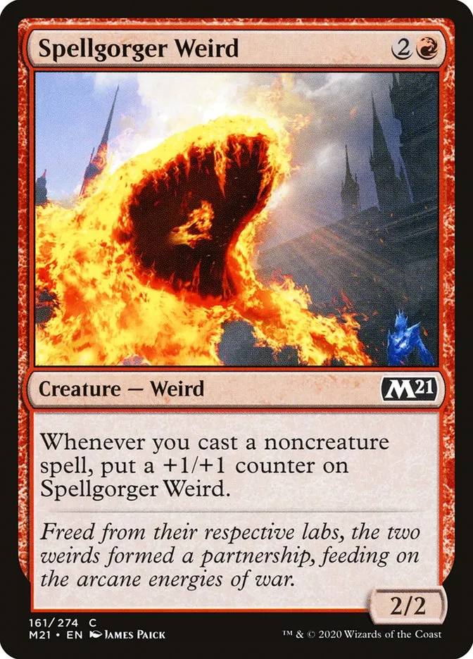 2020 Core Set 2021 Spellgorger Weird common #161 common card image