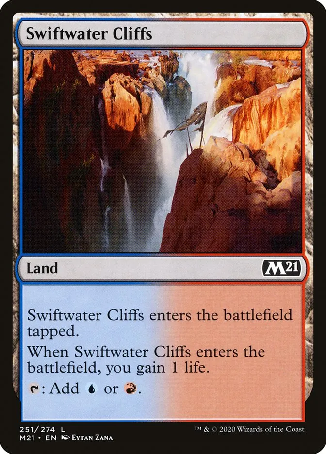 2020 Core Set 2021 Swiftwater Cliffs common #251 common card image