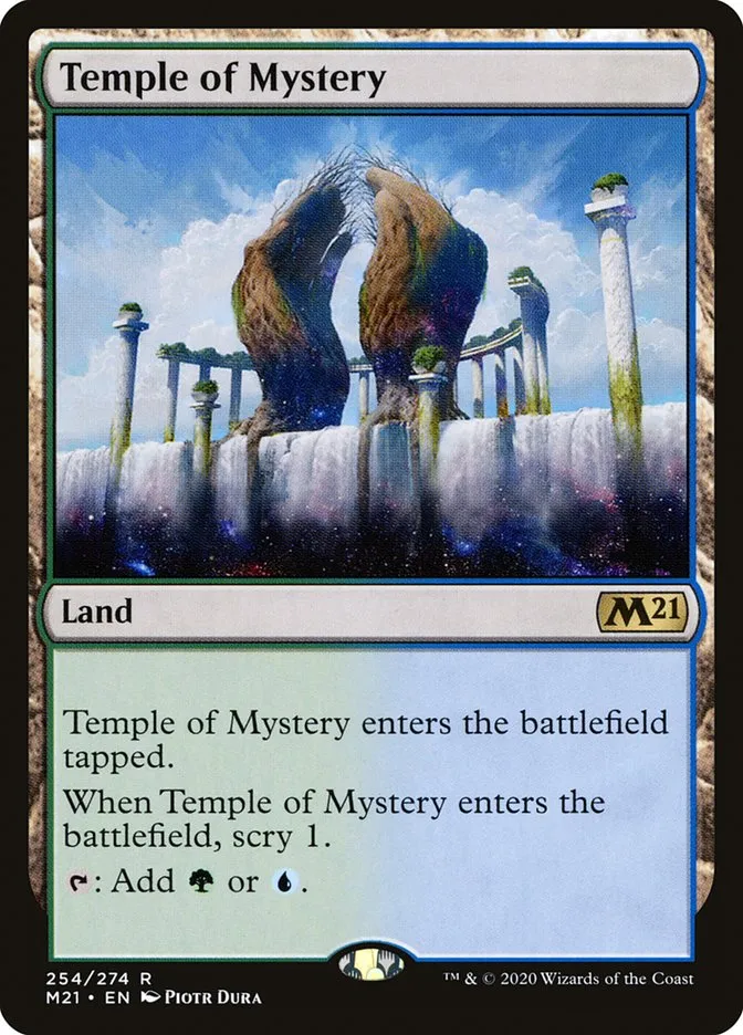 2020 Core Set 2021 Temple of Mystery rare #254 rare card image
