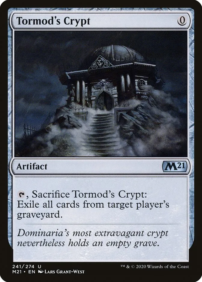 2020 Core Set 2021 Tormod's Crypt uncommon #241 uncommon card image