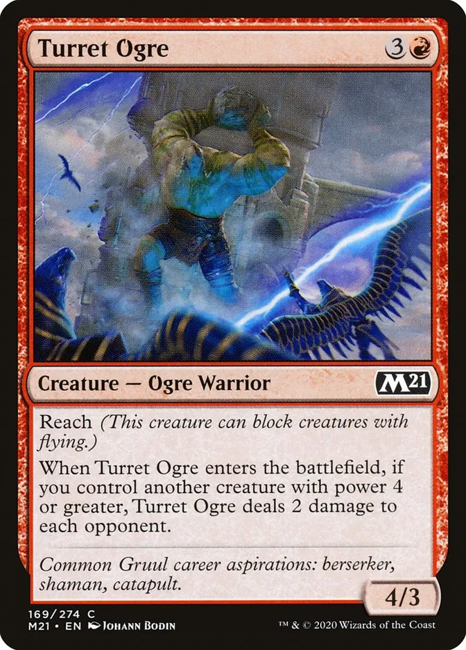 2020 Core Set 2021 Turret Ogre common #169 common card image