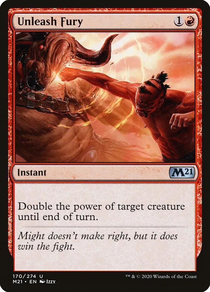2020 Core Set 2021 Unleash Fury uncommon #170 uncommon card image
