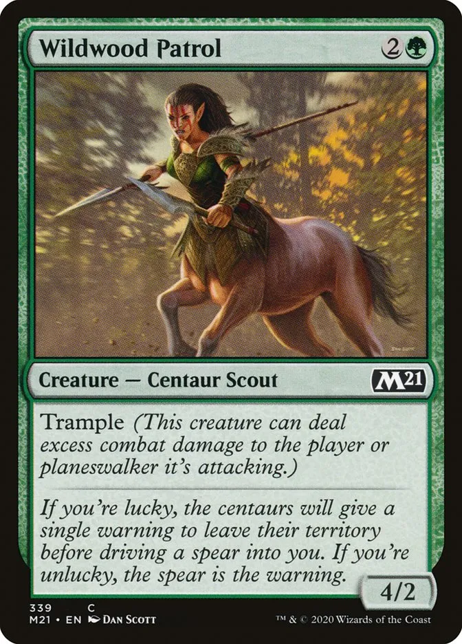 2020 Core Set 2021 Wildwood Patrol #339 common card image