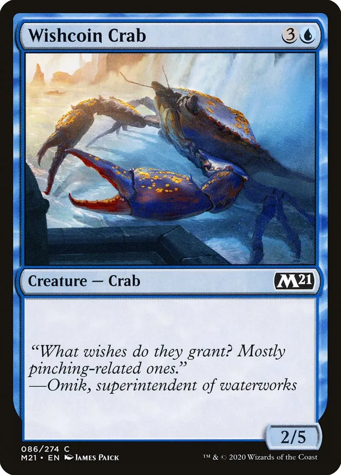 2020 Core Set 2021 Wishcoin Crab common #86 common card image