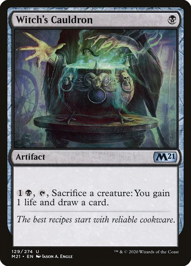 2020 Core Set 2021 Witch's Cauldron uncommon #129 uncommon card image