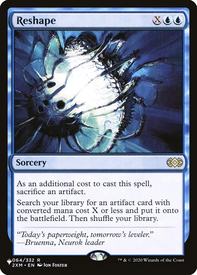 2020 The List Reshape #2XM-64 rare card image