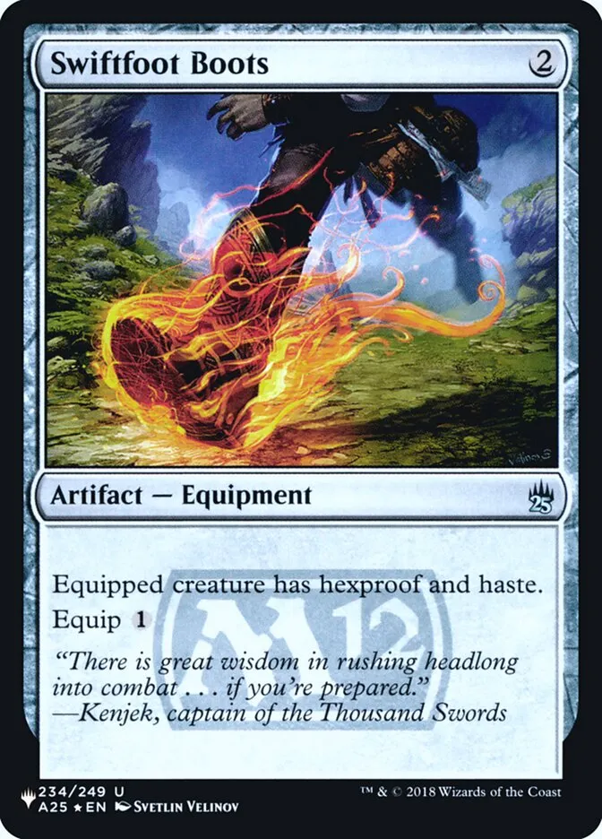 2020 The List Swiftfoot Boots #A25-234 uncommon card image