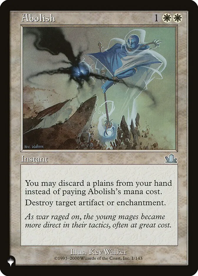 2020 The List Abolish #PCY-1 uncommon card image