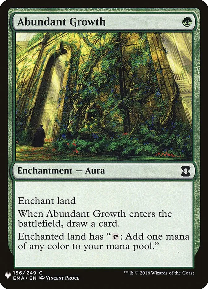 2020 The List Abundant Growth #EMA-156 common card image