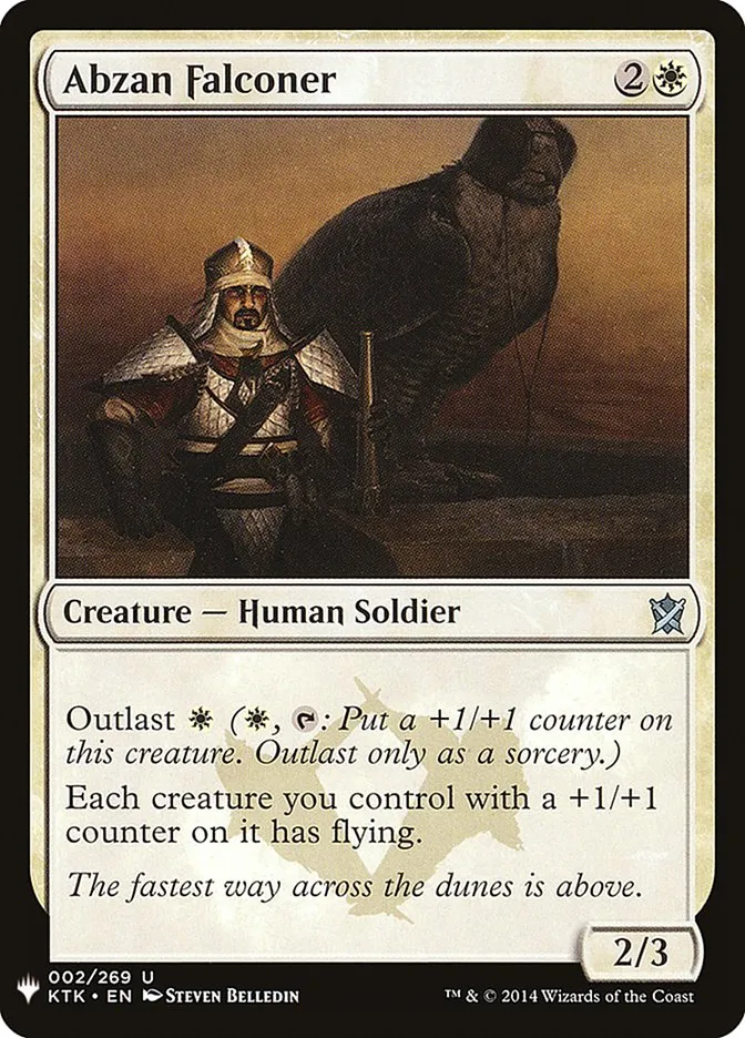 2020 The List Abzan Falconer #KTK-2 uncommon card image
