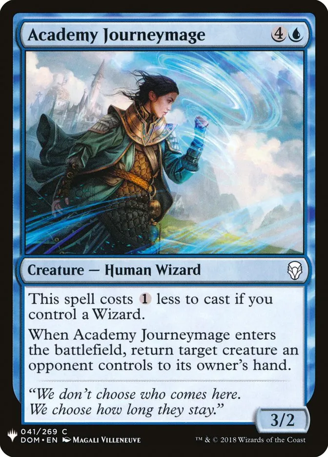 2020 The List Academy Journeymage #DOM-41 common card image