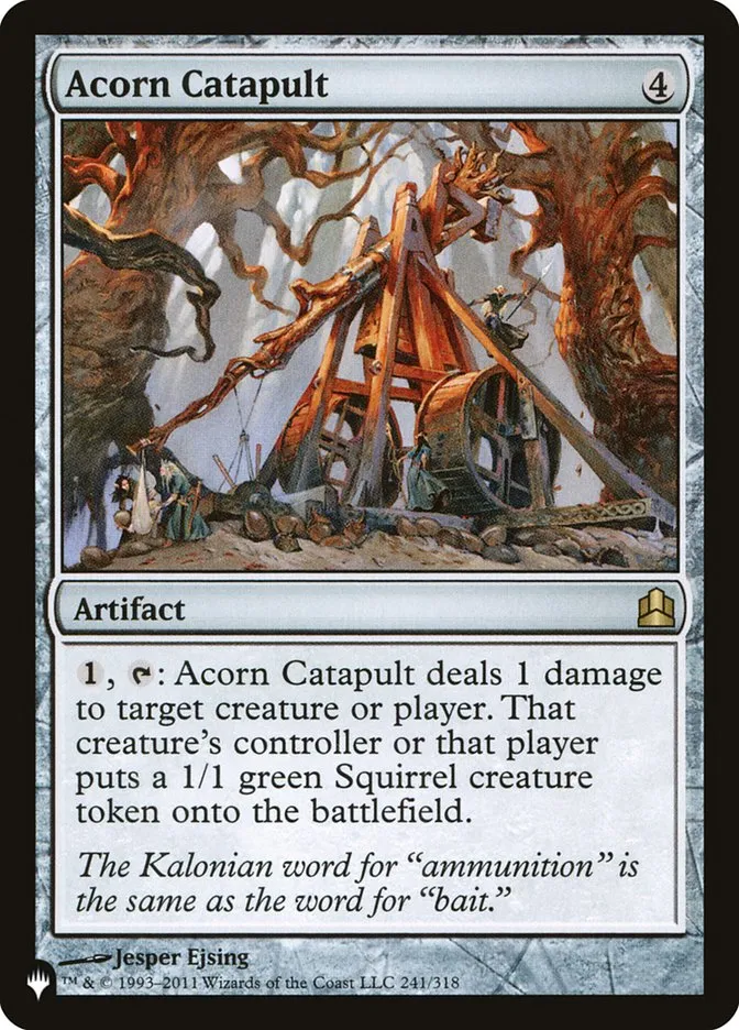 2020 The List Acorn Catapult #CMD-241 rare card image
