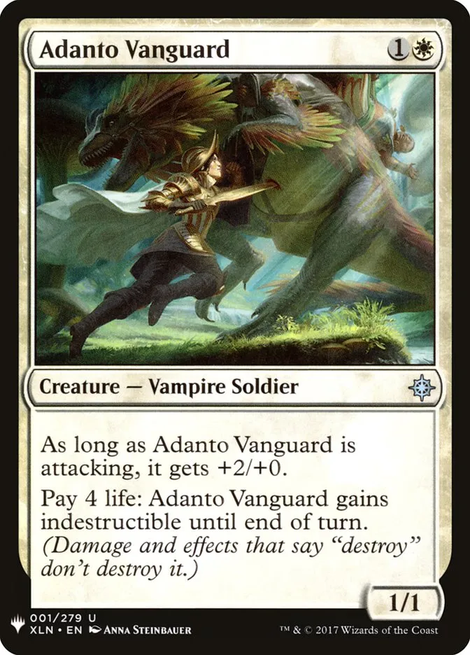 2020 The List Adanto Vanguard #XLN-1 uncommon card image