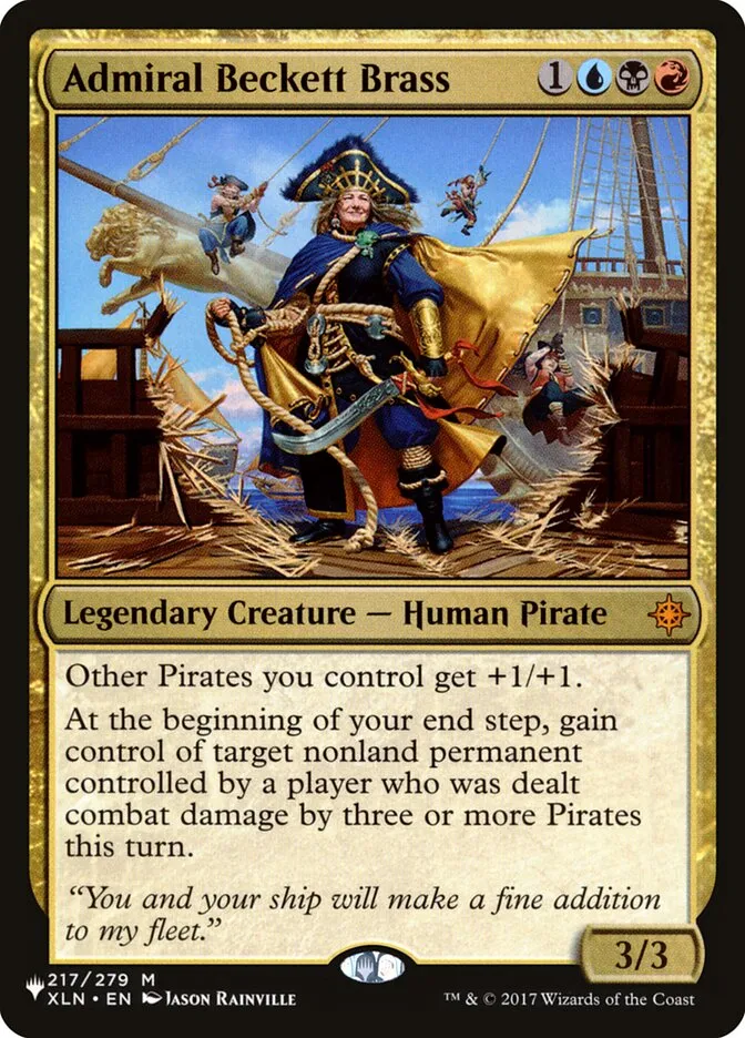 2020 The List Admiral Beckett Brass #XLN-217 mythic card image