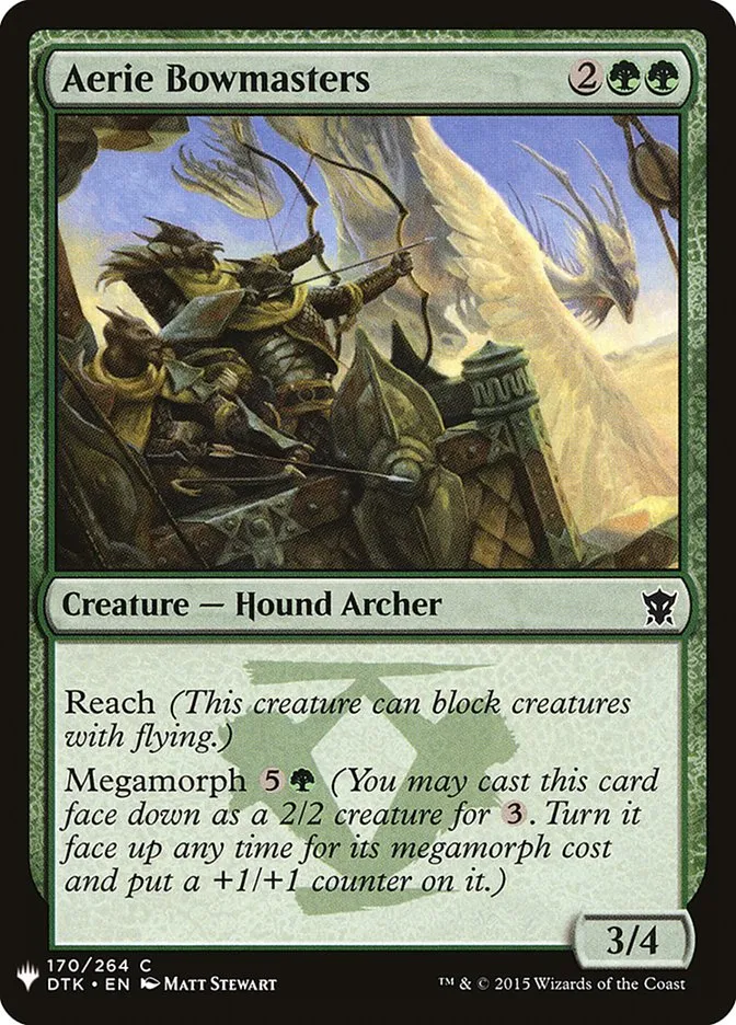 2020 The List Aerie Bowmasters #DTK-170 common card image
