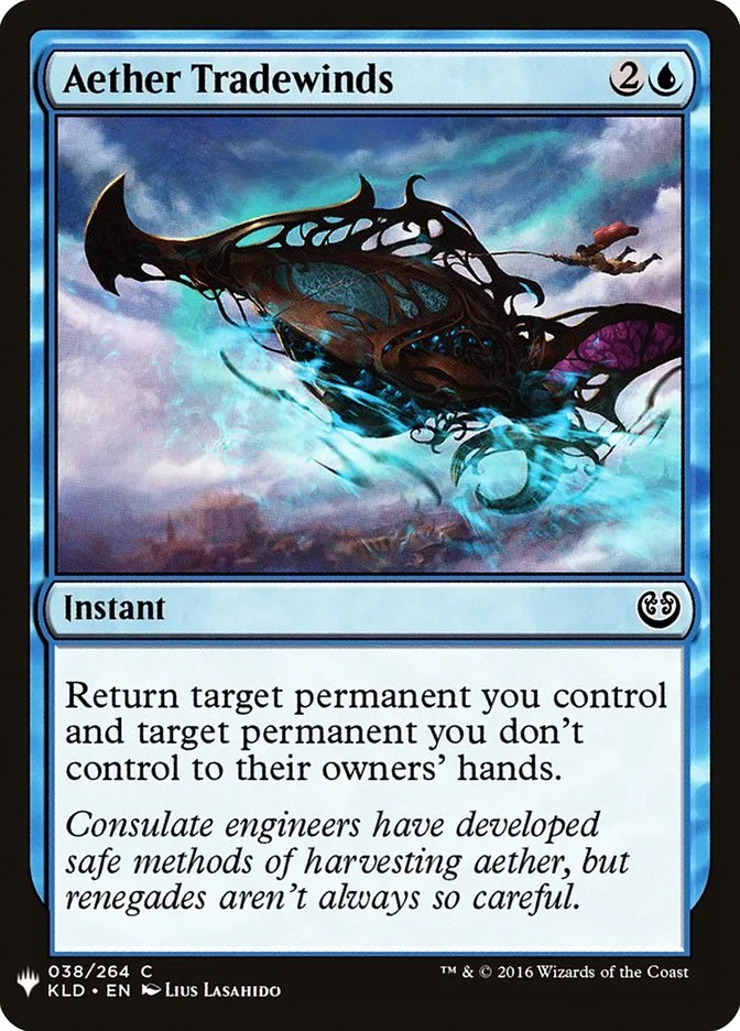 2020 The List Aether Tradewinds common #KLD-38 common card image
