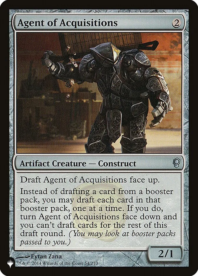 2020 The List Agent of Acquisitions #CNS-54 uncommon card image