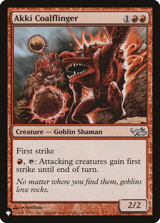 2020 The List Akki Coalflinger #DD1-33 uncommon card image