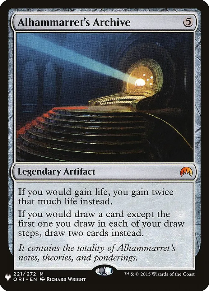 2020 The List Alhammarret's Archive #ORI-221 mythic card image