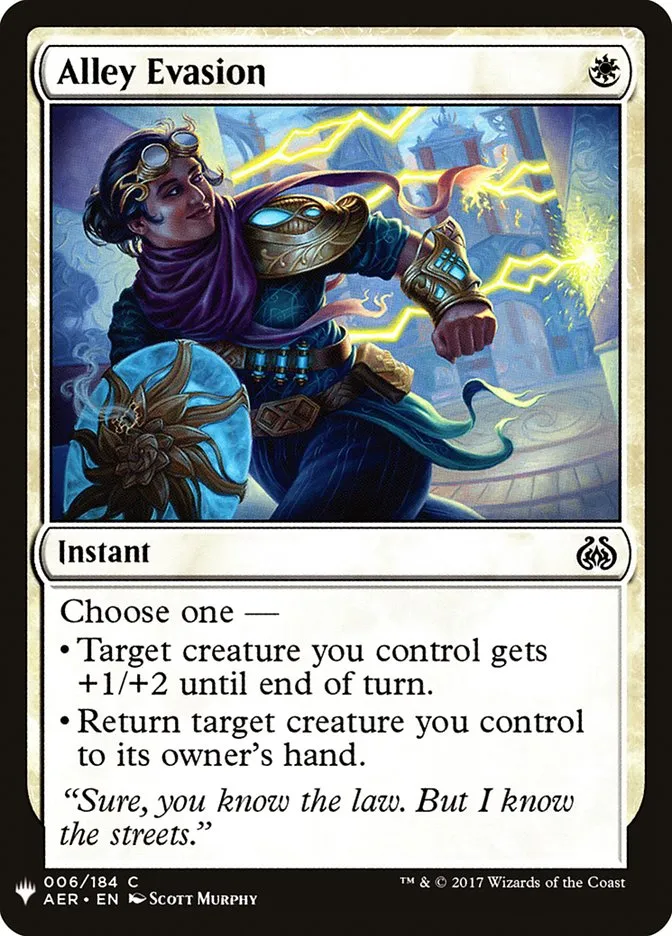 2020 The List Alley Evasion #AER-6 common card image