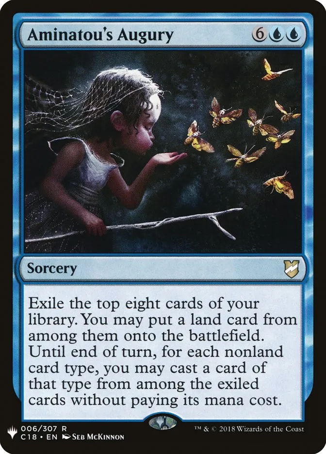 2020 The List Aminatou's Augury #C18-6 rare card image