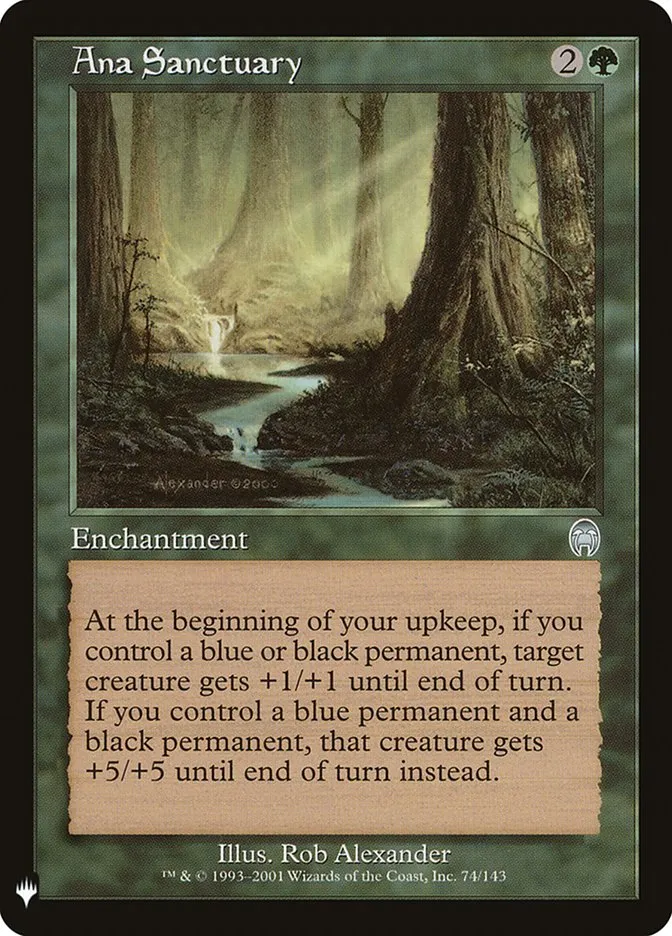 2020 The List Ana Sanctuary #APC-74 uncommon card image