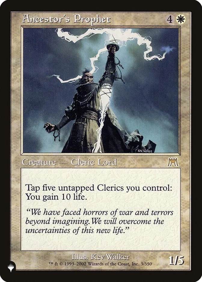 2020 The List Ancestor's Prophet #ONS-3 rare card image