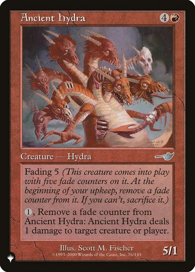 2020 The List Ancient Hydra uncommon #NEM-76 uncommon card image