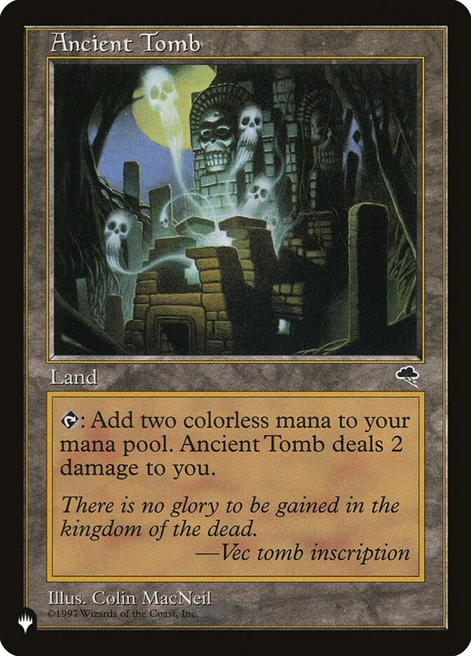 2020 The List Ancient Tomb uncommon #TMP-315 uncommon card image