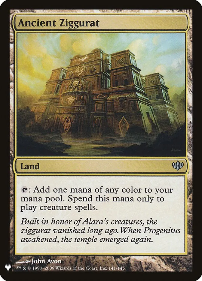 2020 The List Ancient Ziggurat #CON-141 uncommon card image