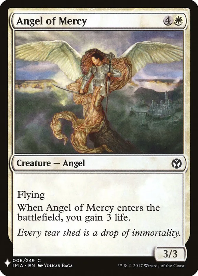 2020 The List Angel of Mercy #IMA-6 common card image
