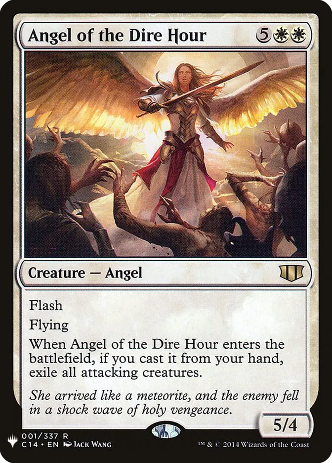 2020 The List Angel of the Dire Hour #C14-1 rare card image