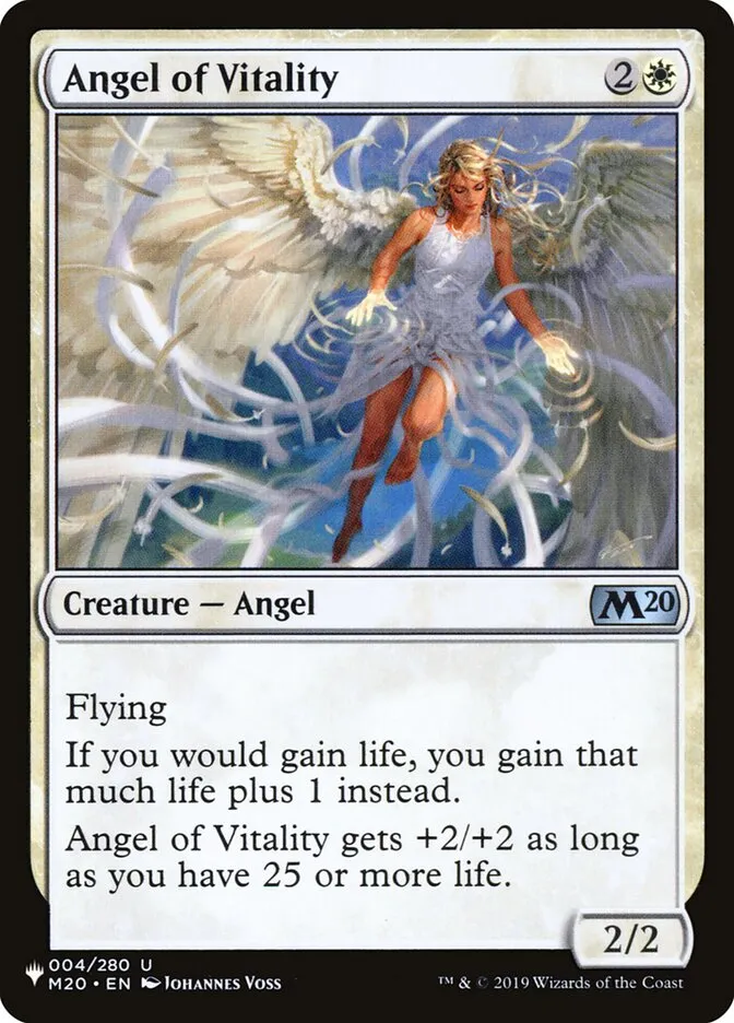 2020 The List Angel of Vitality #M20-4 uncommon card image