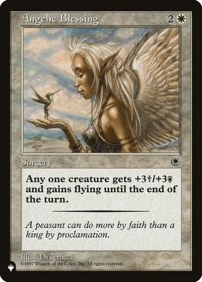 2020 The List Angelic Blessing #POR-2 common card image