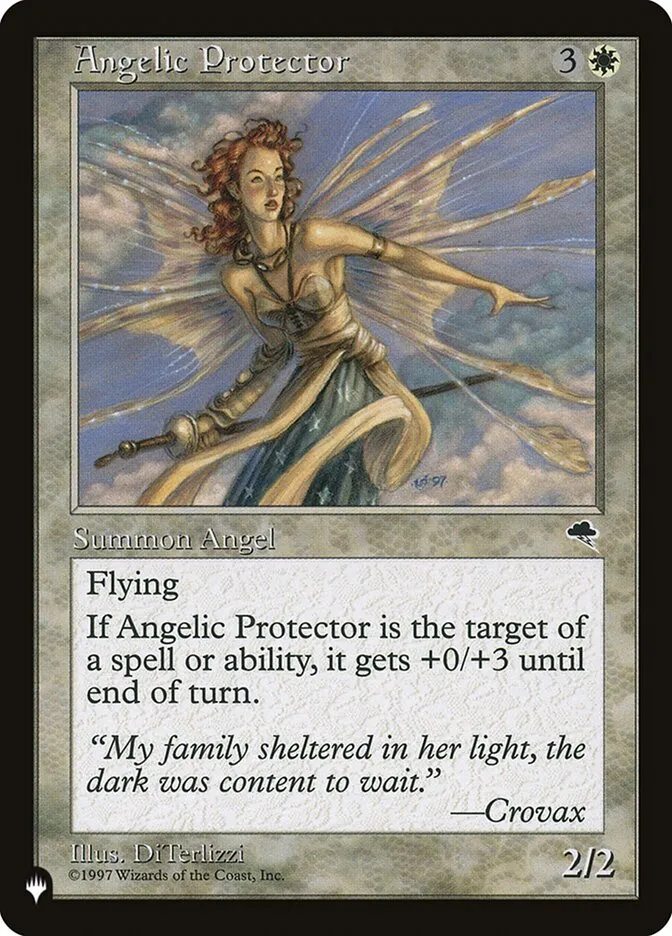 2020 The List Angelic Protector uncommon #TMP-2 uncommon card image