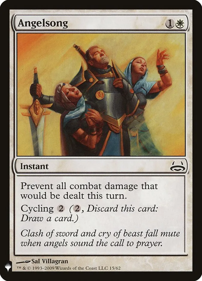 2020 The List Angelsong common #DDC-15 common card image